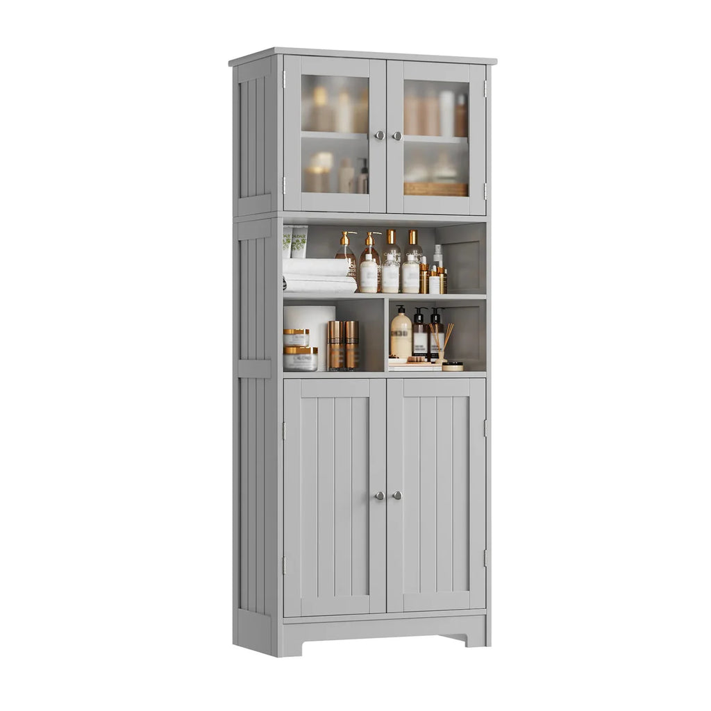 Madera™| Alacena de Cocina Independiente – Estantes de Madera Ajustables